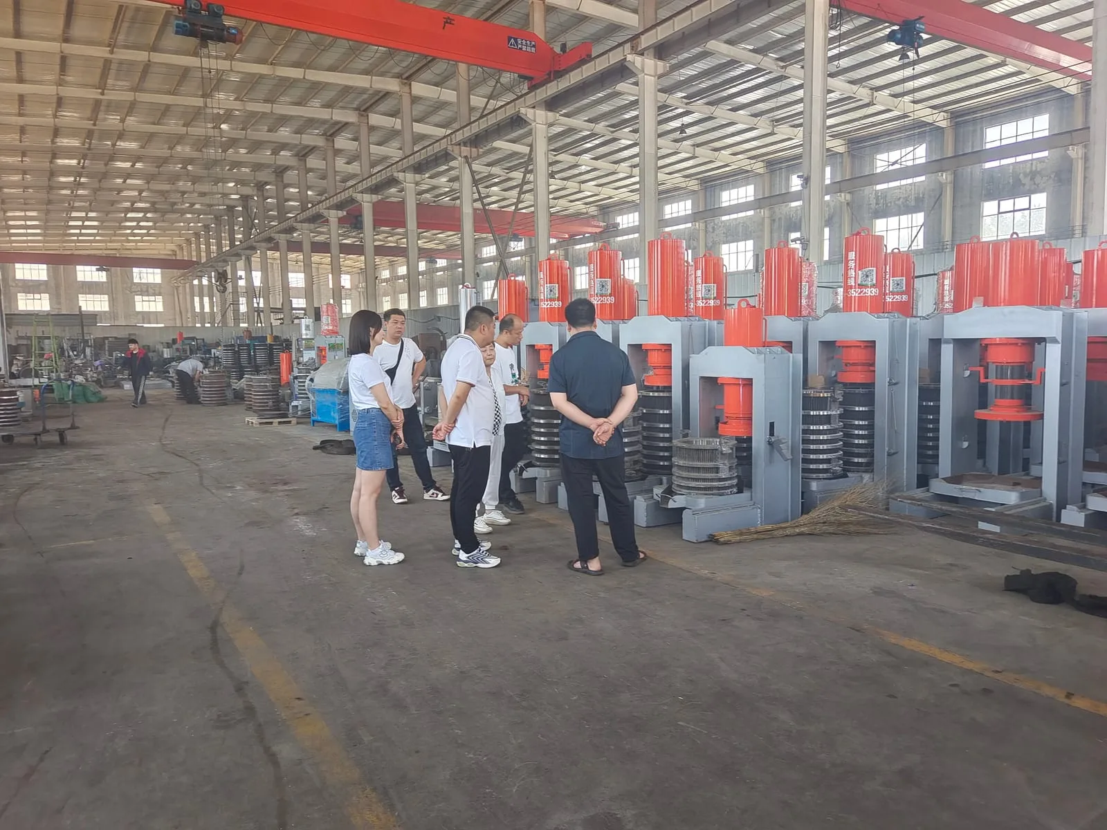 Hydraulic press production