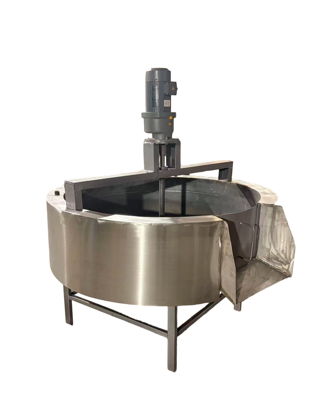 Fully Automatic Heat-Conducting Oil Flat-Bottom Wok - 27 kW thermal-oil flat-bottom wok with even heat, rock-wool insulation and automatic stirring