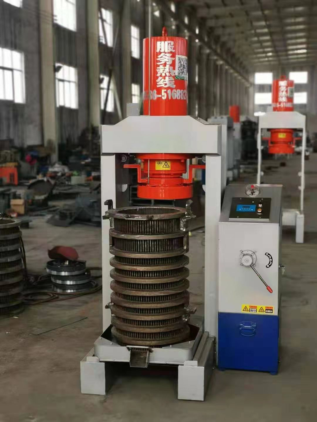 HN300 Hydraulic Oil Press - 300-ton hot-press machine for sesame, peanut and rapeseed