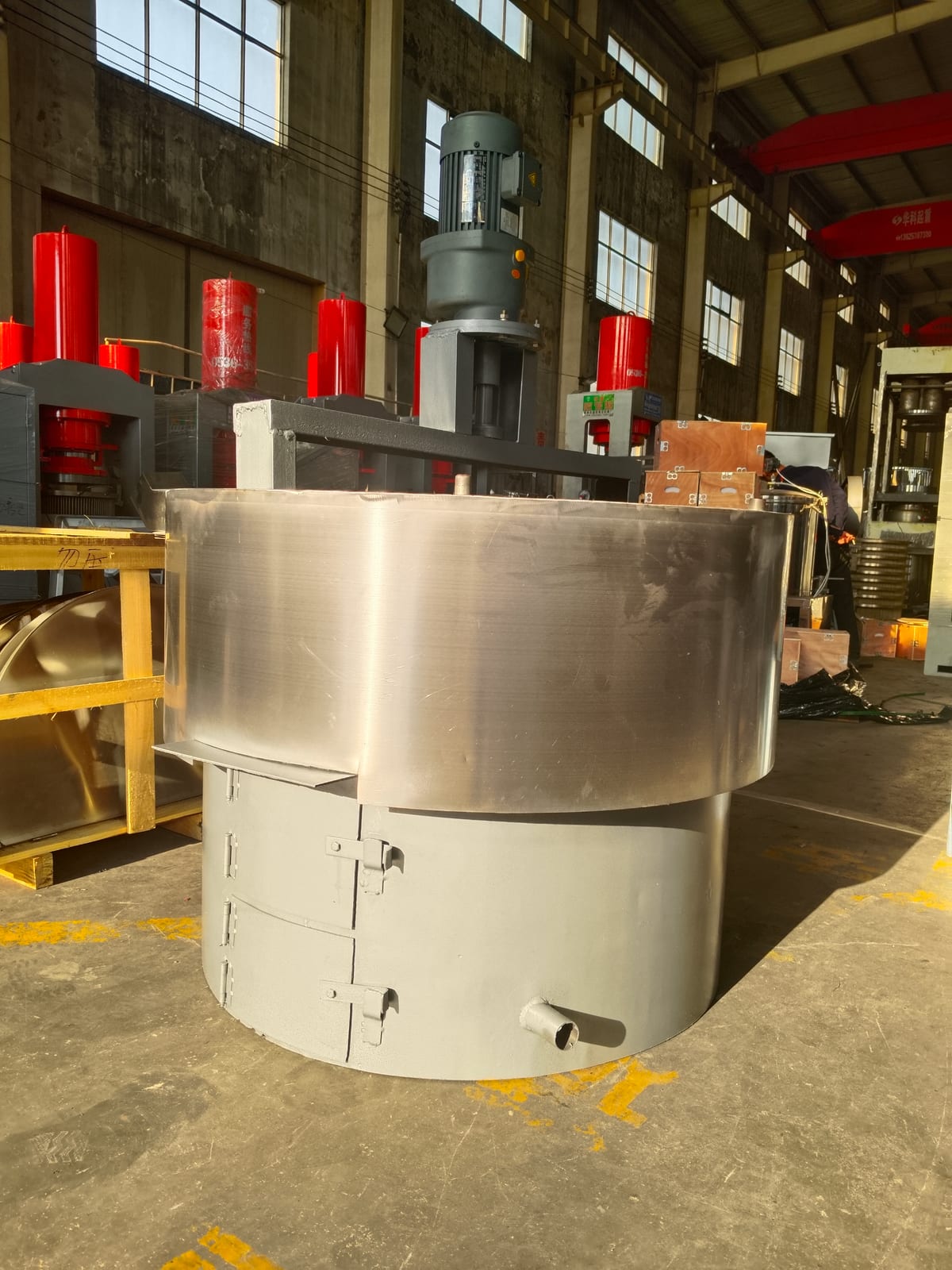 Wood/Coal-Fired Thermal Oil Flat-Bottom Wok photo 3