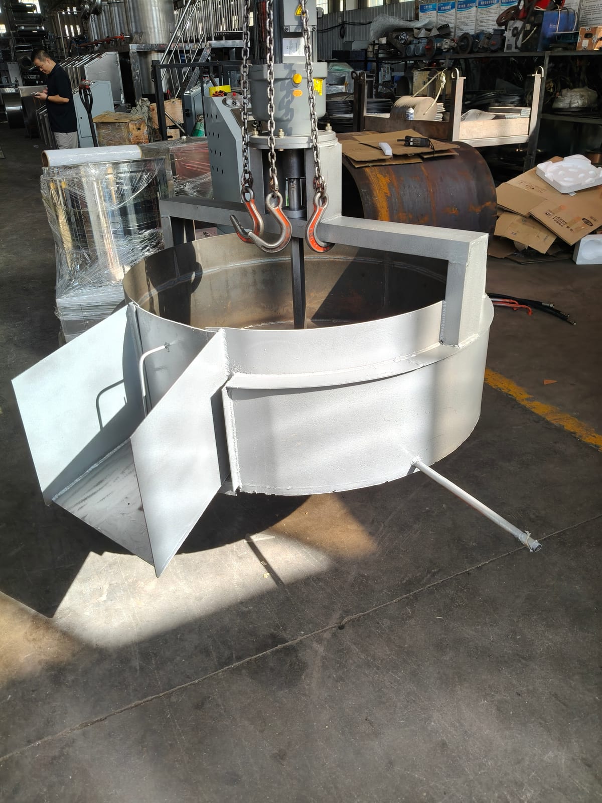 Wood/Coal-Fired Thermal Oil Flat-Bottom Wok photo 4